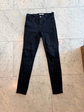 Madewell Black Skinny Jeans — 28 Tall